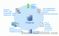 Projetex Translation Agency Workstation screenshot